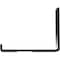 Ekena Millwork Steel Hanging Shelf Bracket, Powder Coated Black 2"W x 8"D x 6"H BKTM02X08X06HSPBL - alternate 6